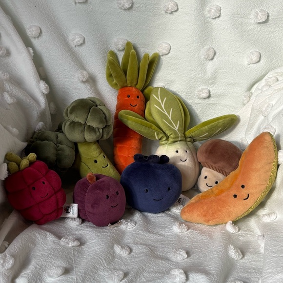 Jellycat Fabulous Fruit Raspberry | Retired Jellycat - Picture 6 of 6